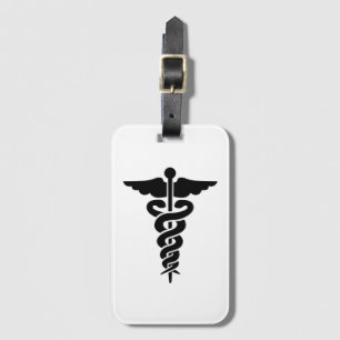 Étiquette À Bagage Symbole Médicale