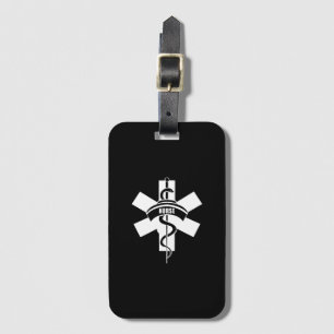 Étiquette À Bagage Symbole Médicale des infirmières 