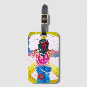 Étiquette À Bagage SYMBOLE super DE LA PAIX Hippie