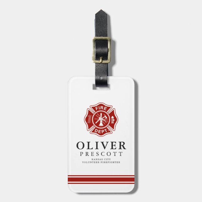 Étiquette À Bagage Symbole volontaire de croix maltaise du (Devant Vertical)