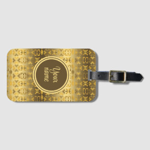 Étiquette À Bagage Symboles Adinkra d'origine africaine Balise de bag