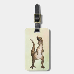 Étiquette À Bagage T-Rex Rugissant Personnalisable