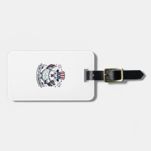 Étiquette À Bagage T-Shirt de célébration du 4 juillet Poulet patriot