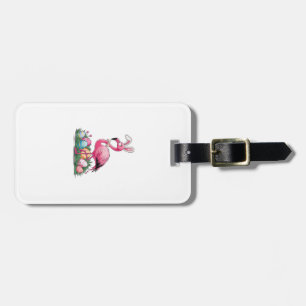 Étiquette À Bagage T-Shirt Flamant de Pâques