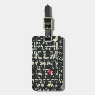 Étiquette À Bagage Tableau alphabétique de Norman Wyatt