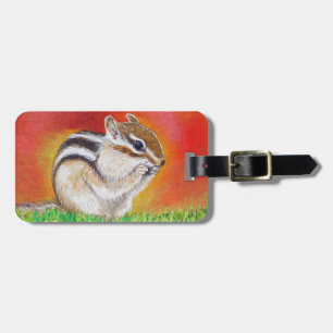 Étiquette À Bagage Tableau Chipmunk
