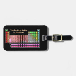 Étiquette À Bagage Tableau périodique