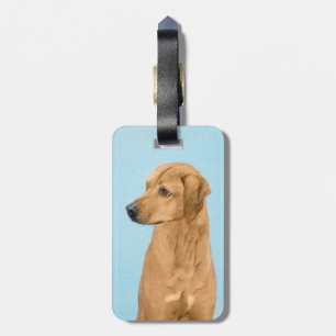 Étiquette À Bagage Tableau Rhodesian Ridgeback - Art Chien original