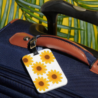 Étiquette À Bagage Tag Accessoire de voyage Floral moderne