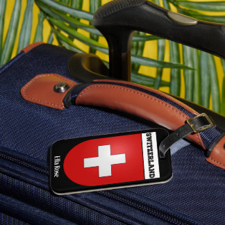 Étiquette À Bagage Tag d'armoiries de Suisse