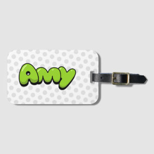 Étiquette À Bagage Tag de bagage Amy