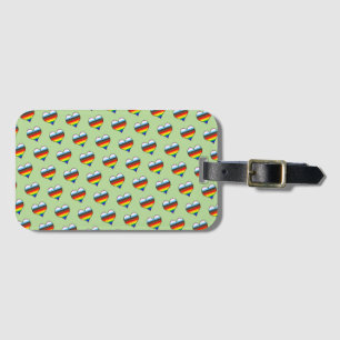 Étiquette À Bagage Tag de bagage Motif Rainbow Heart