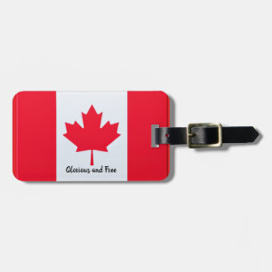 Étiquette À Bagage Tag de bagages glorieux et gratuits du Canada