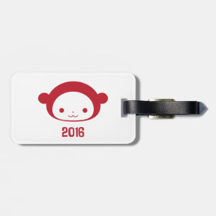 Étiquette À Bagage Tag de l'année du singe 2016