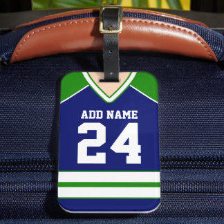 Étiquette À Bagage Tag de sac Hockey Jersey Personnalisé Nom/Numéro