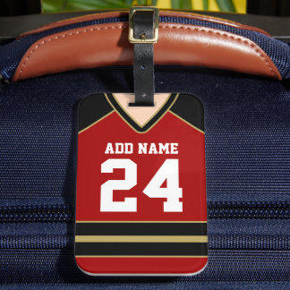 Étiquette À Bagage Tag de sac Hockey Jersey Personnalisé Nom/Numéro