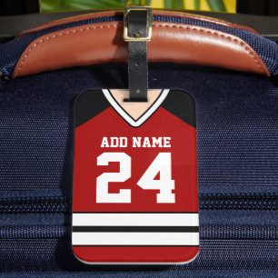 Étiquette À Bagage Tag de sac Hockey Jersey Personnalisé Nom/Numéro