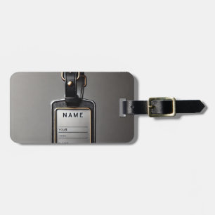 Étiquette À Bagage Tag de voyage de luxe  Revêtement métallique avec 