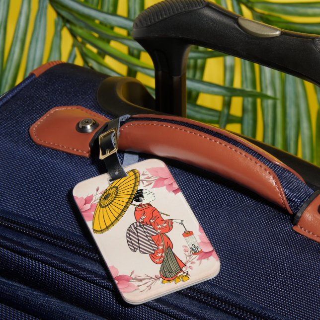 Étiquette À Bagage Tag femme asiatique (Insitu Rectoal 1)