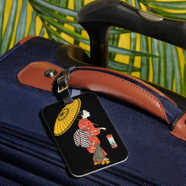 Étiquette À Bagage Tag femme asiatique (Insitu Rectoal 1)
