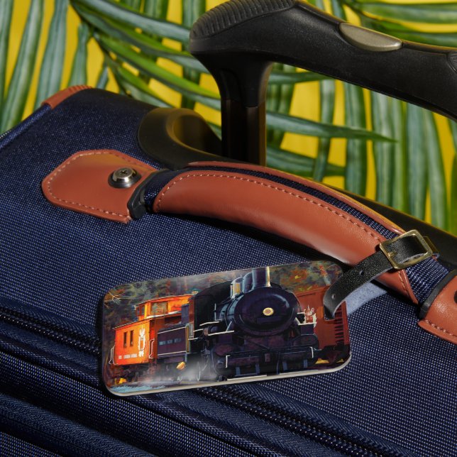 Étiquette À Bagage Tag Rail Yard - Vapeur Train (Insitu Rectoal 3)