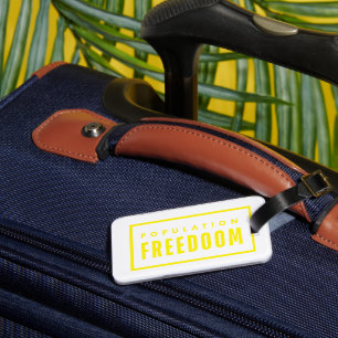 Étiquette À Bagage Tags des bagages de voyage Rad Yellow