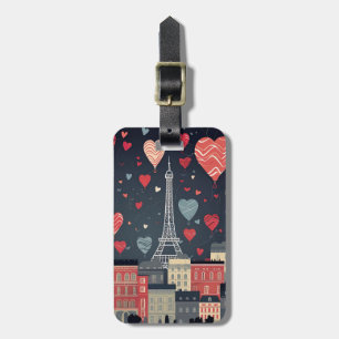 Étiquette À Bagage Tags Français Paris Bagages