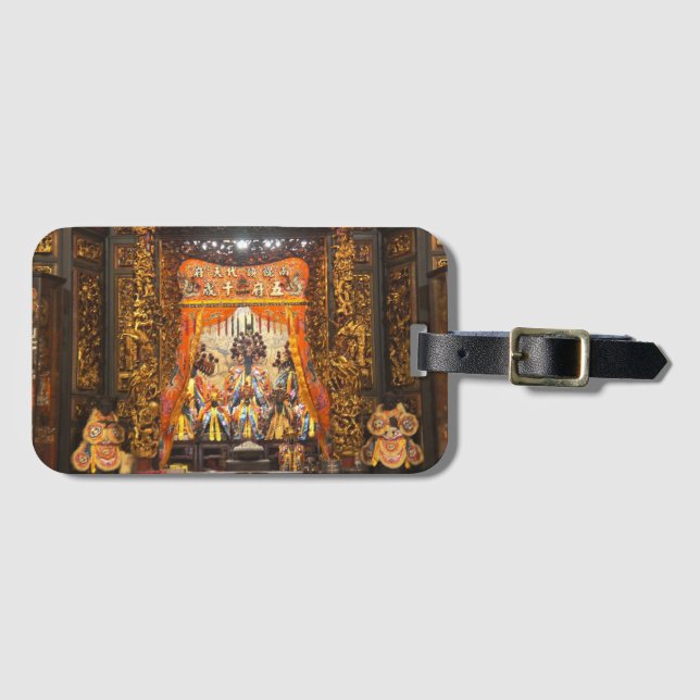 Étiquette À Bagage Taïwan's Temple Culture_Wufu chiensui Gardez la sé (Devant Horizontal)