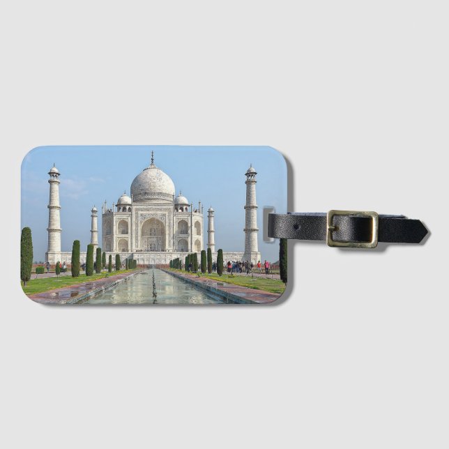 Étiquette À Bagage Taj mahal (Devant Horizontal)