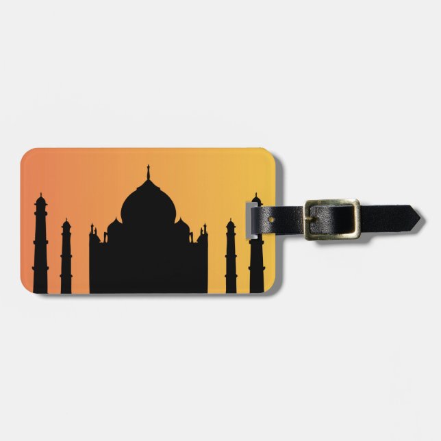 Étiquette À Bagage Taj Majal (Devant horizontal)