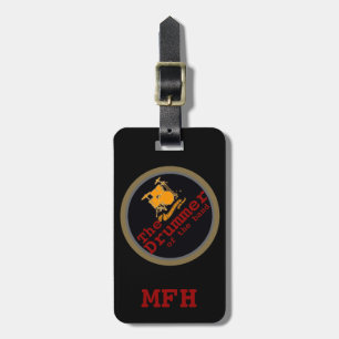 Étiquette À Bagage tambours ~ batteur voyageur