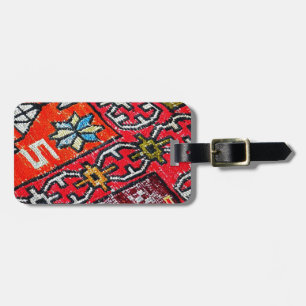 Étiquette À Bagage Tapis, motif persan oriental, turc