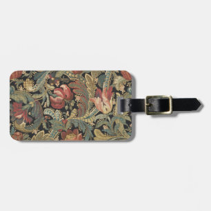 Étiquette À Bagage Tapisserie florale riche Brocade Damask