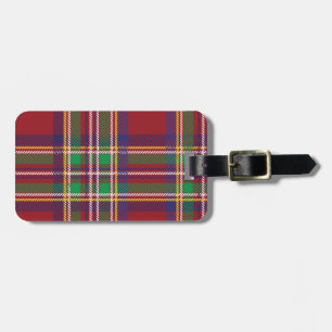 Étiquette À Bagage Tartan