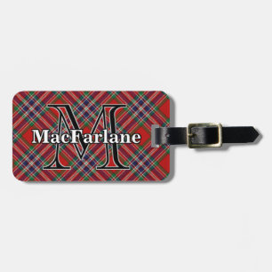 Étiquette À Bagage Tartan épique de MacFarlane de clan de l'Ecosse