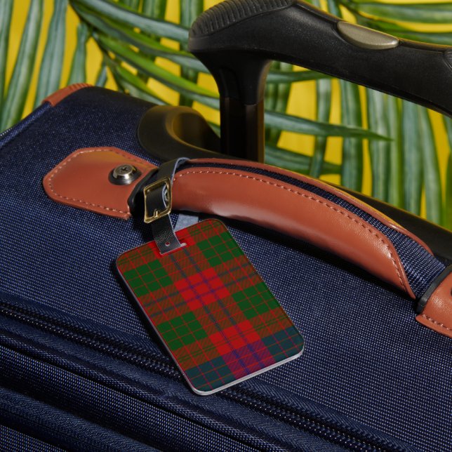Étiquette À Bagage Tartan Ross (version moderne) (Insitu Rectoal 1)