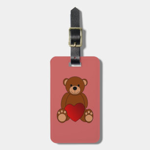 Étiquette À Bagage Teddy Love