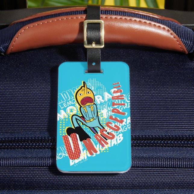 Étiquette À Bagage Temps d'aventure | Attaque au citron "INACCEPTABLE (Insitu Rectoal 2)