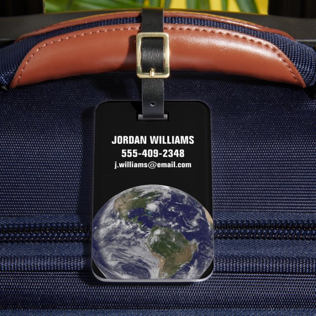 Étiquette À Bagage Terre Pleine Avec L'Ouragan Irène Sur La Côte Est. (Insitu Rectoal 2)