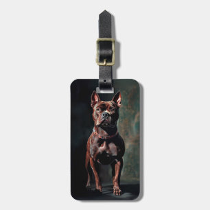 Étiquette À Bagage Terrier américain