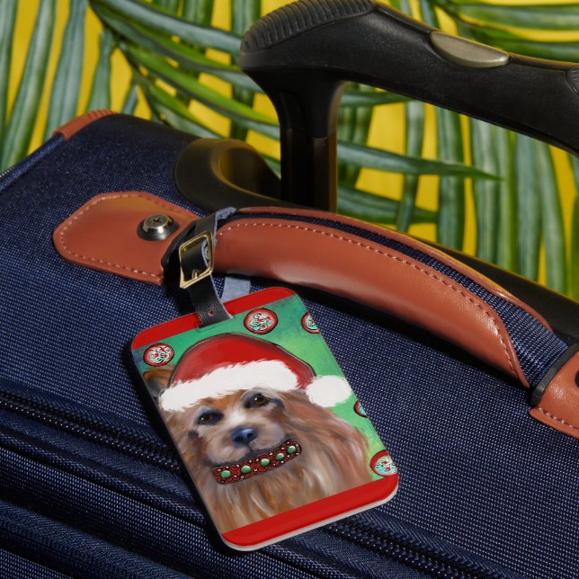 ÉTIQUETTE À BAGAGE TERRIER AUSTRALIEN (Insitu Rectoal 1)