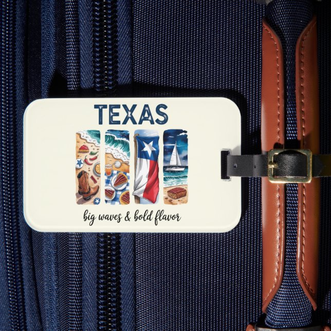 Étiquette À Bagage Texas - Big Waves & Bold Flavour (Insitu Rectoal 4)