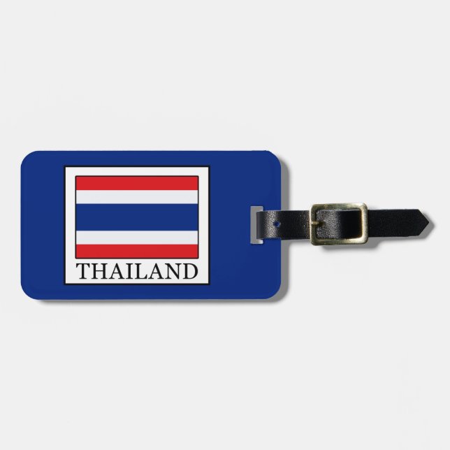 Étiquette À Bagage Thaïlande (Devant horizontal)