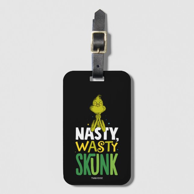 Étiquette À Bagage The Grinch | Nasty Wasty Skunk (Devant Vertical)