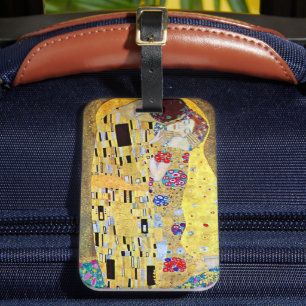 Étiquette À Bagage The Kiss (original Der Kuss) par Gustav Klimt