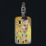 Étiquette À Bagage The Kiss (original Der Kuss) par Gustav Klimt<br><div class="desc">The Kiss (1907-1908). Artiste : Gustav Klimt (1862-1918). Le Kiss (original Der Kuss) est probablement l'oeuvre la plus célèbre de Gustav Klimt. Il a commencé à y travailler en 1907 et c'est le point culminant de sa soi-disant "période d'or". The Kiss est une vintage peinture d'amour et d'amour de l'époque...</div>