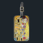 Étiquette À Bagage The Kiss (original Der Kuss) par Gustav Klimt<br><div class="desc">The Kiss (1907-1908). Artiste : Gustav Klimt (1862-1918). Le Kiss (original Der Kuss) est probablement l'oeuvre la plus célèbre de Gustav Klimt. Il a commencé à y travailler en 1907 et c'est le point culminant de sa soi-disant "période d'or". The Kiss est une vintage peinture d'amour et d'amour de l'époque...</div>