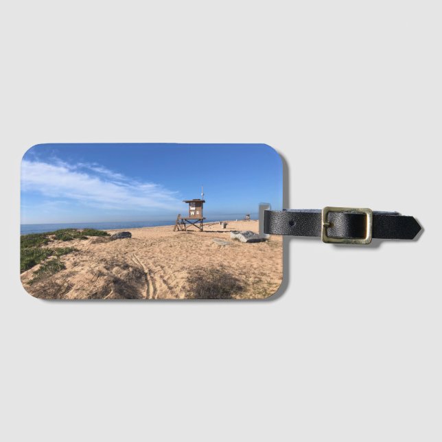 Étiquette À Bagage The Wedge, Newport Beach, Californie (Devant Horizontal)