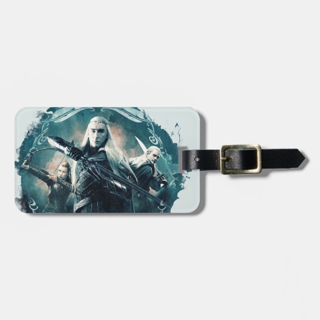 Étiquette À Bagage Thranduil, TAURIEL™, & LEGOLAS GREENLEAF™ Graphiqu (Devant horizontal)