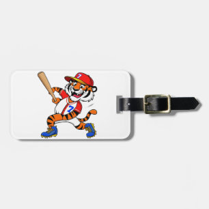 Étiquette À Bagage Tigre de baseball